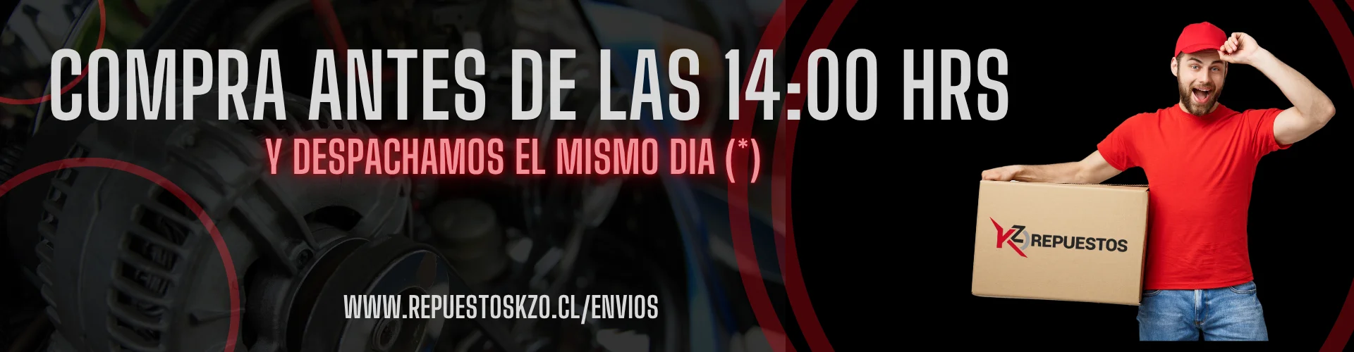 Compra antes de las 1400 horas
